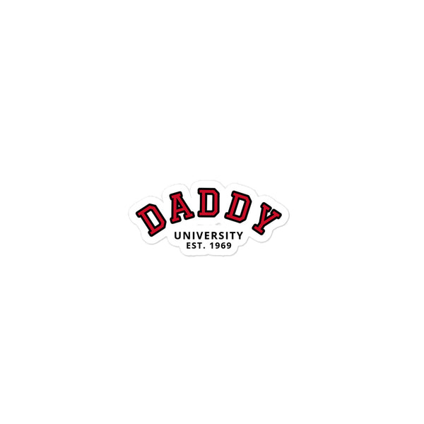 Daddy University sticker
