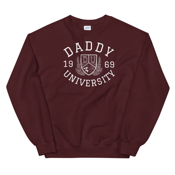 Daddy University Crest Crewneck